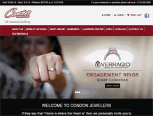 Tablet Screenshot of condonjewelers.com